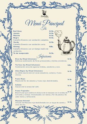 Menú Camellia