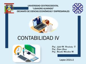 Contabilidad IV 2021 2