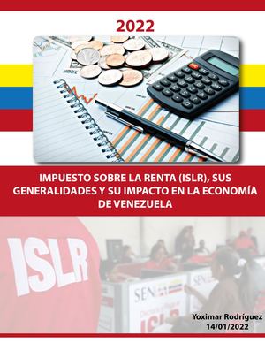 El Impuesto Sobre La Renta