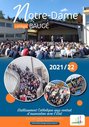 Plaquette Notre Dame 21 22