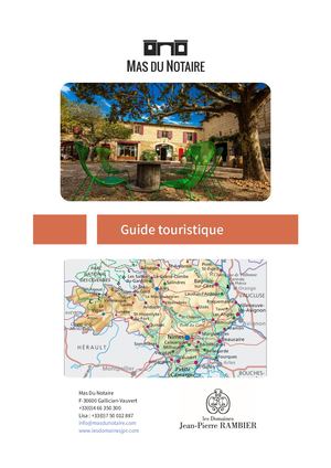 Guide Touristique - Mas Du Notaire
