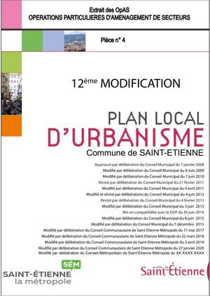 Orientations d'aménagement et de programmation - PLU Saint-Etienne modification n°12
