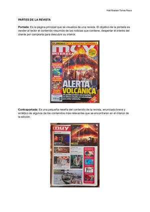 PARTES DE LA REVISTA
