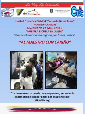 Periodico Escolar Dia Del Maestro 2021