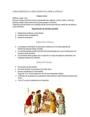 Historia De La Educacion !