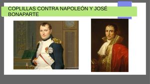 Coplillas contra Napoleón y José Bonaparte