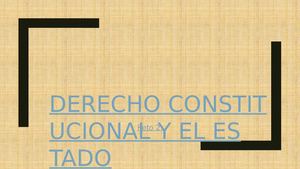 Calaméo - Derecho Constitucional y el Estado