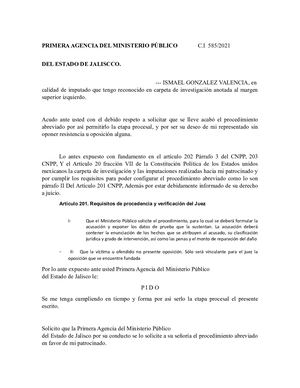 Procedimiento Abreviado
