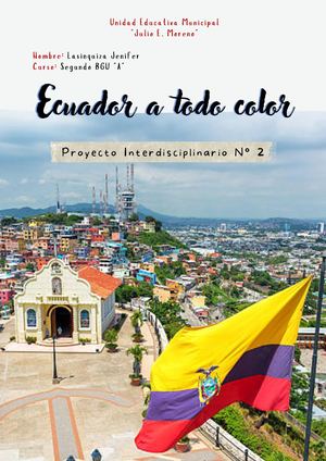 Proyecto 2,lasinquiza Jennifer,2A