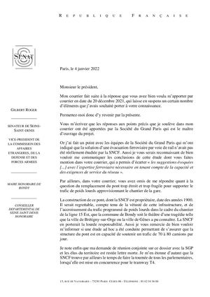Courrier De Reponse A La Sncf Gare De Bondy