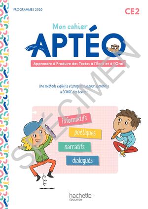 Mon cahier Aptéo CE2