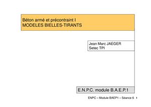 BAEP1 6 Modeles Bielles Tirants