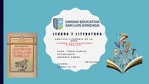 Análisis Literario Obra Cuando Los Guayacanes Florecían