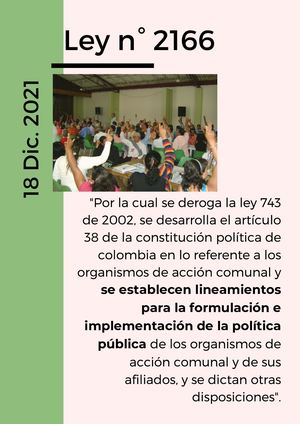 Ley N° 2166 18 Dic 2021