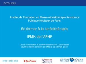 Présentation de l'IFMK AP-HP - JPO 2022