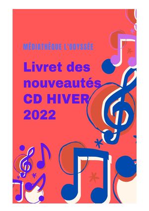 Nouveautés Cd Hiver 21 22