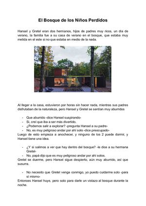 El Bosque De Los Niños Perdidos