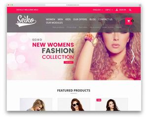 Seiko Free Responsive Prestashop 1 7 Themes