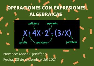 Operaciones Con Expresiones Algebraicas