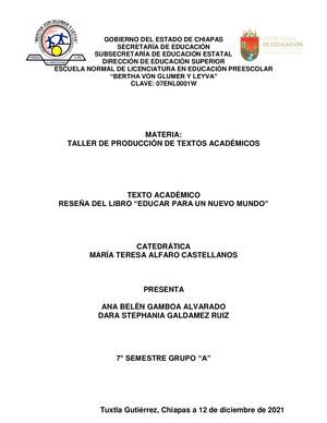 Reseña Libro Maria Montessori