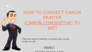 How To Connect Canon Comijsetup To Wifi
