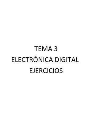 Ejercicios Electronica Digital Academicas
