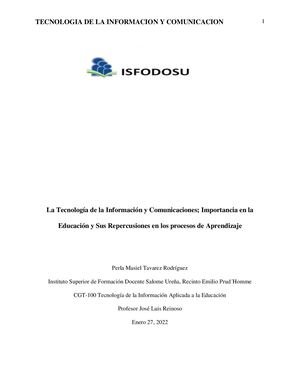 Tic Unidad 1 Actividad1, Perla Massiel Tavarez Rodriguez