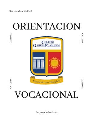 Revista Orientacion Vocacional