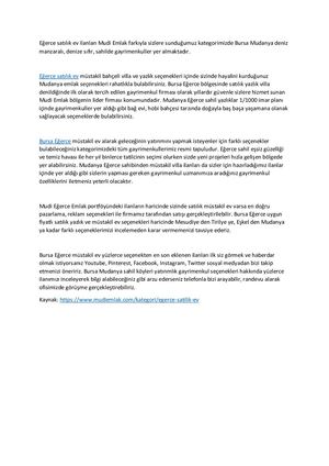 Eğerce Satılık Ev