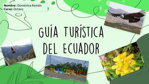 Guía Turística Del Ecuador