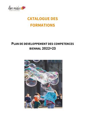 Catalogue formation Les Nids 2022 23