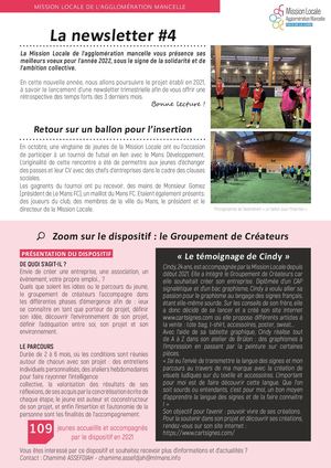Newsletter Mission Locale #4