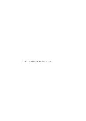 Extrait Famille En Bataille