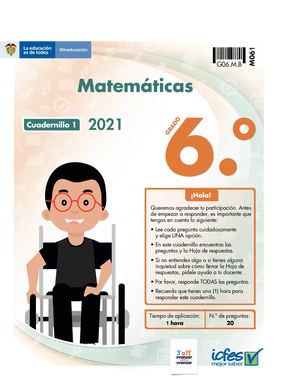 Cuadernillo Matematicas 6º