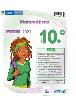 Cuadernillo Matematicas 10º