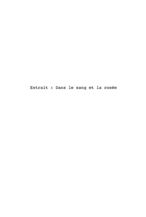 Extrait Dans Le Sang Et La Rosee