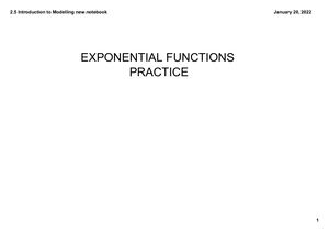 2 5 6 Exponential Functions Practice D Code