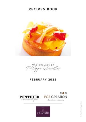 Ponthier Recipe Book Purweiller Dubai Feb2022