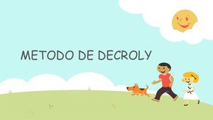 Metodo De Decroly