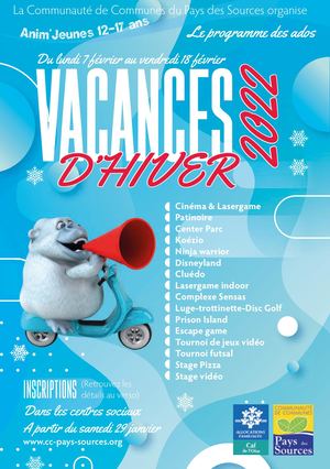 2022 Programme vacances hiver