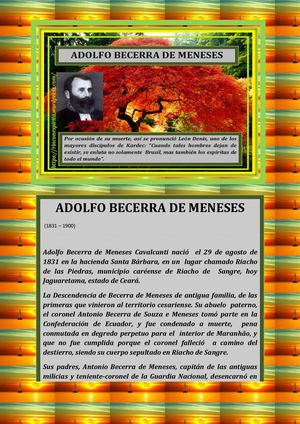 Biografia De Adolfo Becerra De Meneses