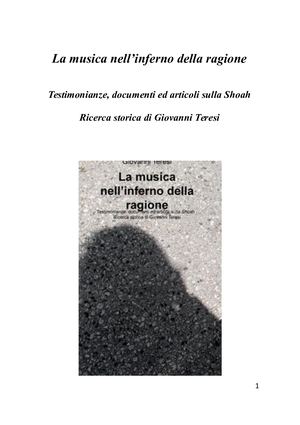 La Musica Nell'inferno Della Ragione
