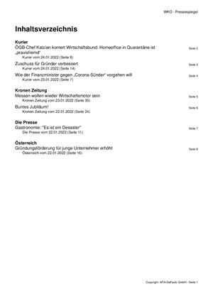 20220124 Pressespiegel