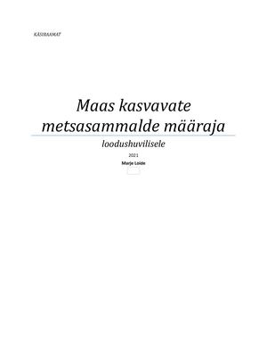 Käsiraaamat sammaldest