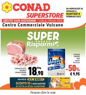 03 CONAD SUPERSTORE Sesto San Giovanni VULCANO 26 01 2022 08 02 2022