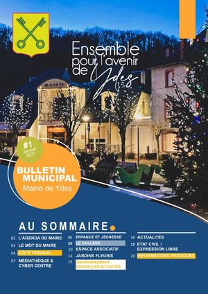 Bulletin Municipal Ydes 01 2022