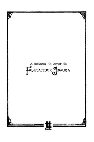 A História Do Amor De Fernando E Isaura (trecho)