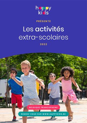 HappyKids Brochure Extrascolaire 2022