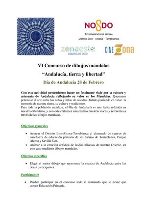 CONCURSO MANDALAS "DÍA DE ANDALUCÍA"