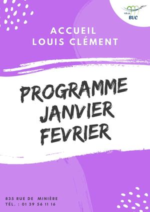 Programme Périscolaire Janvier-Février de Louis Clément